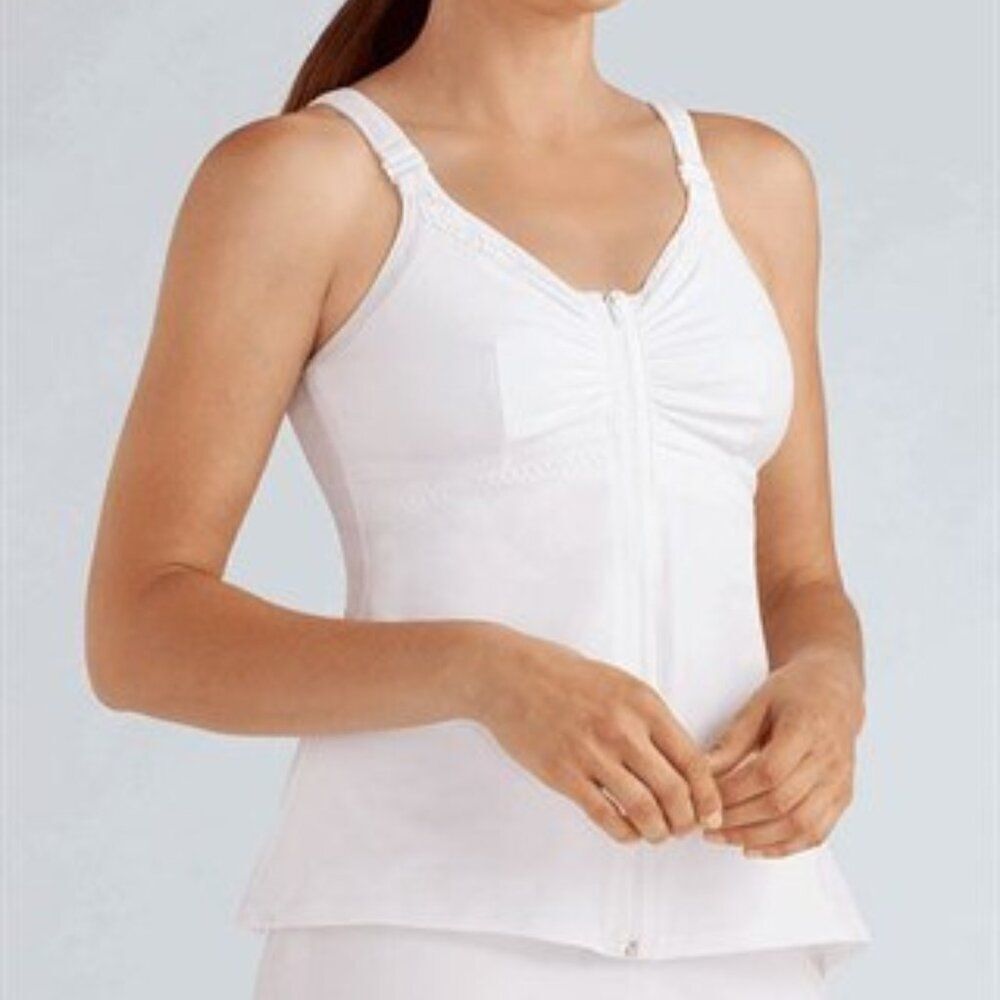 🌹 AMOENA 🌹 NEW! Hannah Post Surgical Garment w/ Drain Management - [Small]